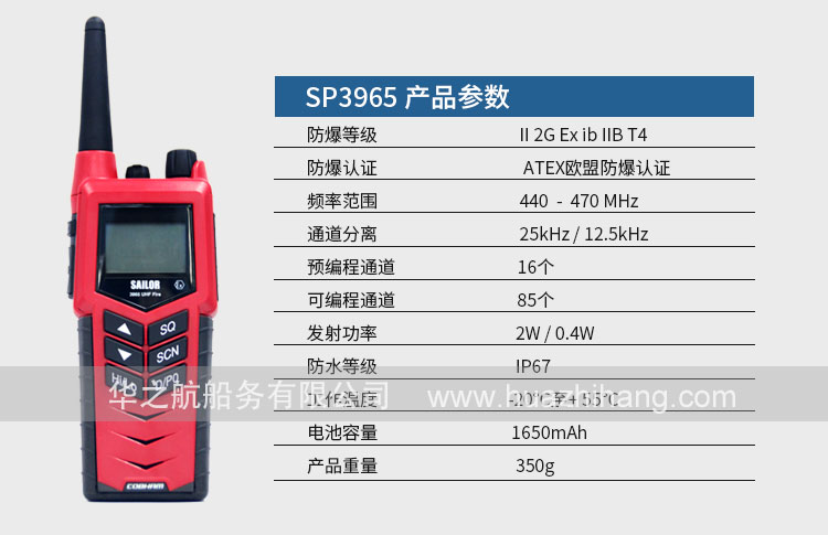 SAILOR SP3965 UHF